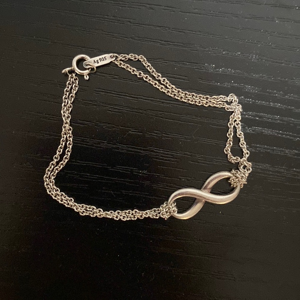Tiffany & Co infinity bracelet sterling silver